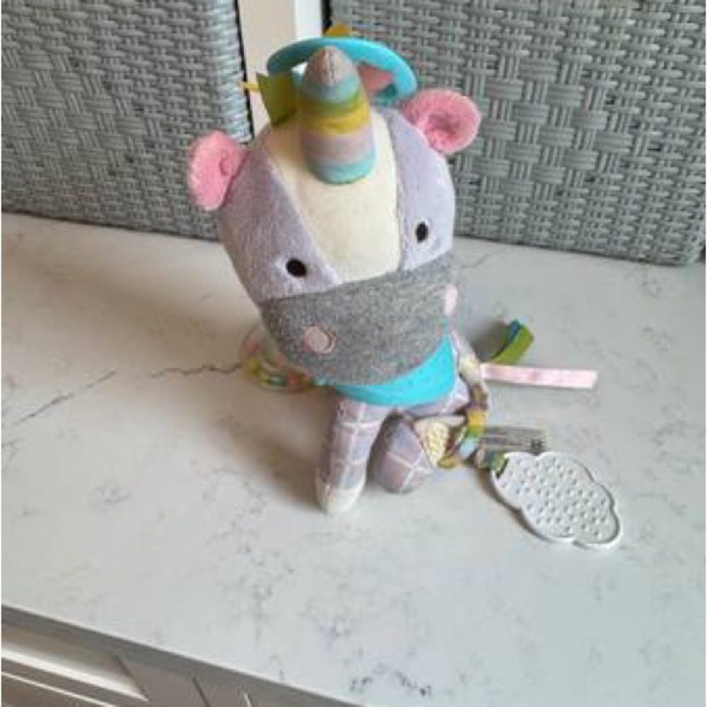 Skip Hop Multicolor Unicorn Baby Plush Toy